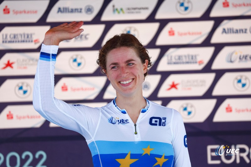 European Championships Munich 2022 - 2022 UEC Road Elite European Championships - Women's ITT - 17/08/2022 - Marlen Reusser (SUI) - photo Luca Bettini/UEC/SprintCyclingAgency?2022